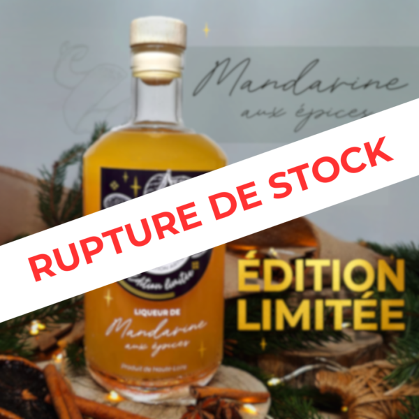 Mandarine aux épices liqueur de Mandarine aux épices